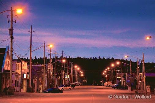 Wawa Downtown At Dawn_03001.jpg - Photographed on the north shore of Lake Superior in Wawa, Ontario, Canada.